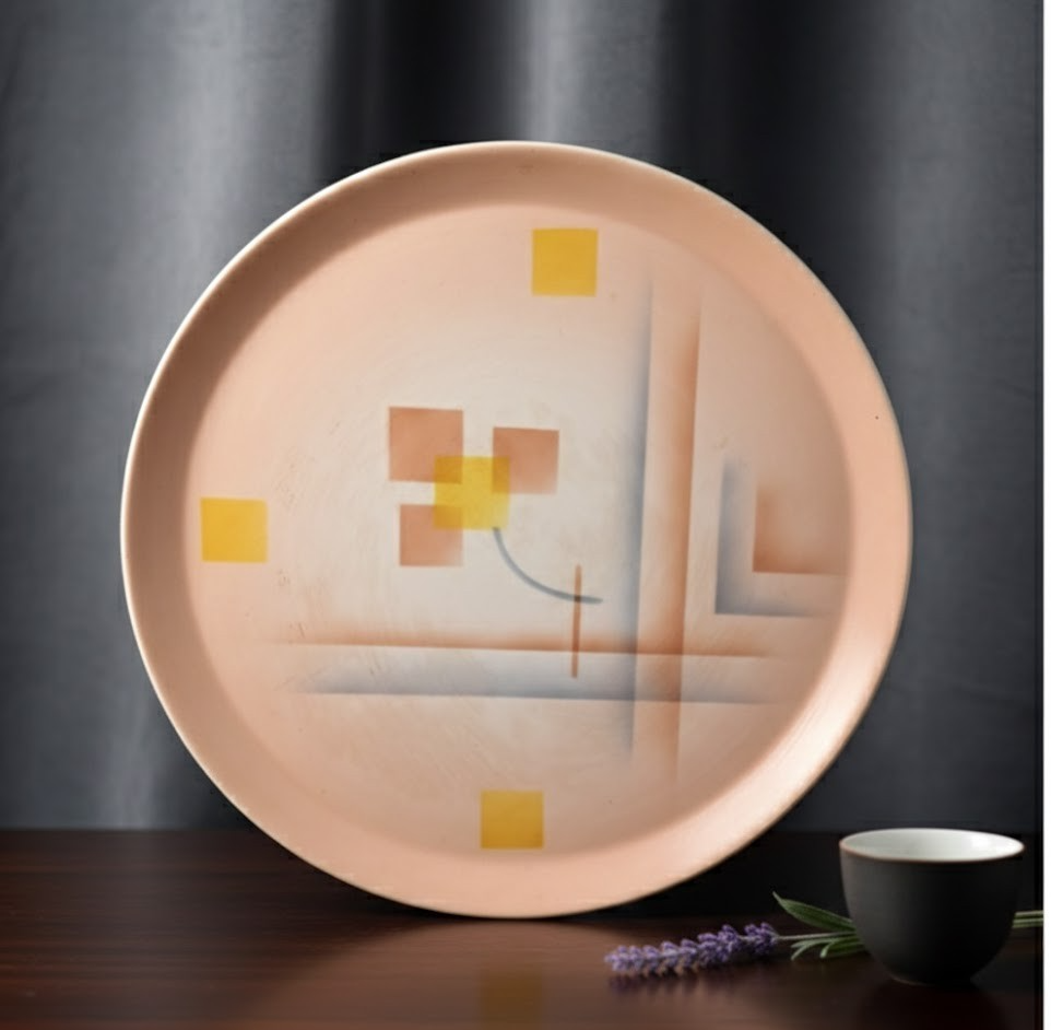 Design Teller Porzellan 33cm Obstteller Dekoteller Geschirr